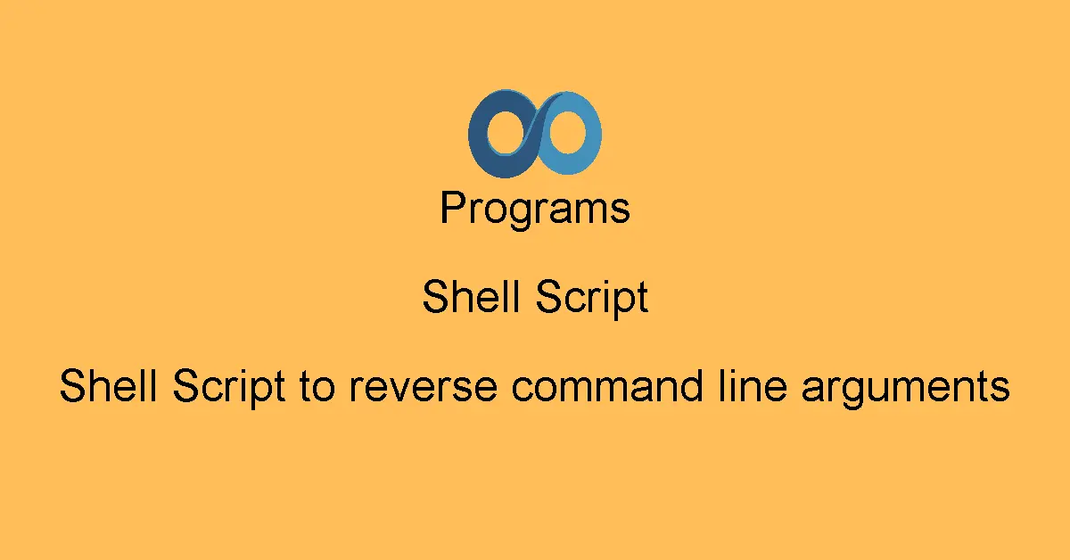 Shell Script to reverse command line arguments