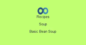 Basic Bean Soup