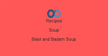 Basil and Badam Soup