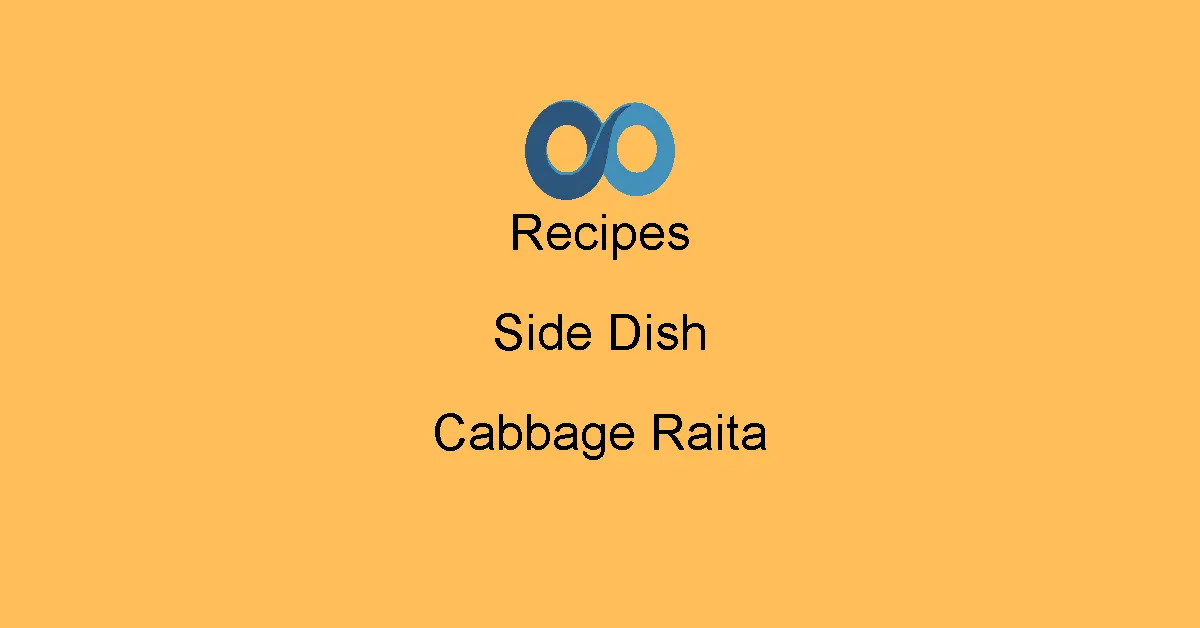 Cabbage Raita
