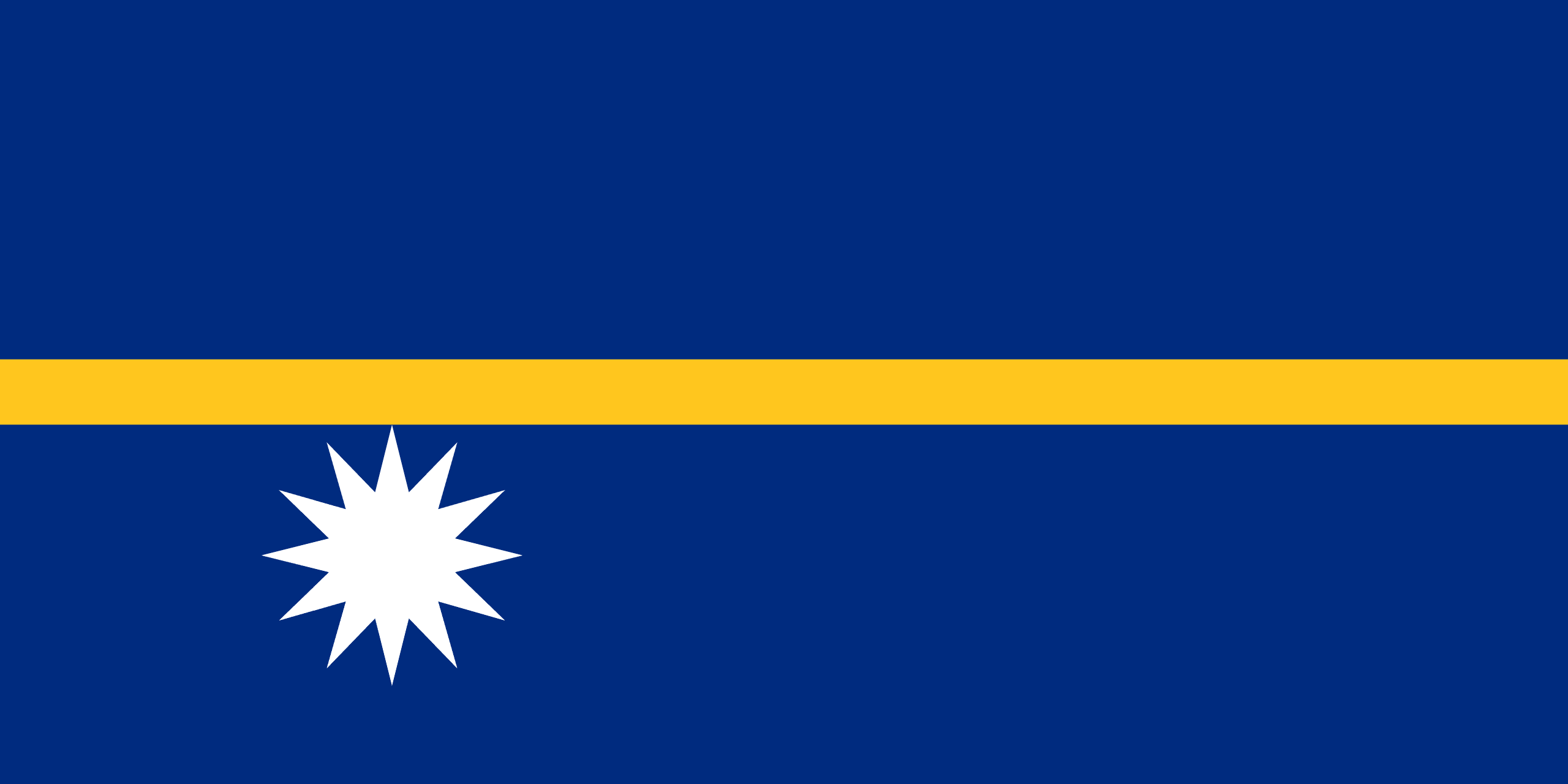 Nauru Flag Nauru Flag