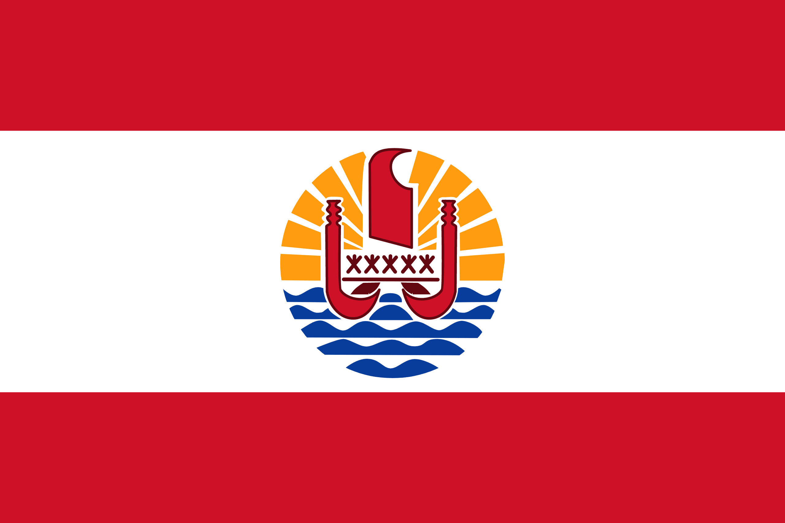 French Polynesia Flag French Polynesia Flag