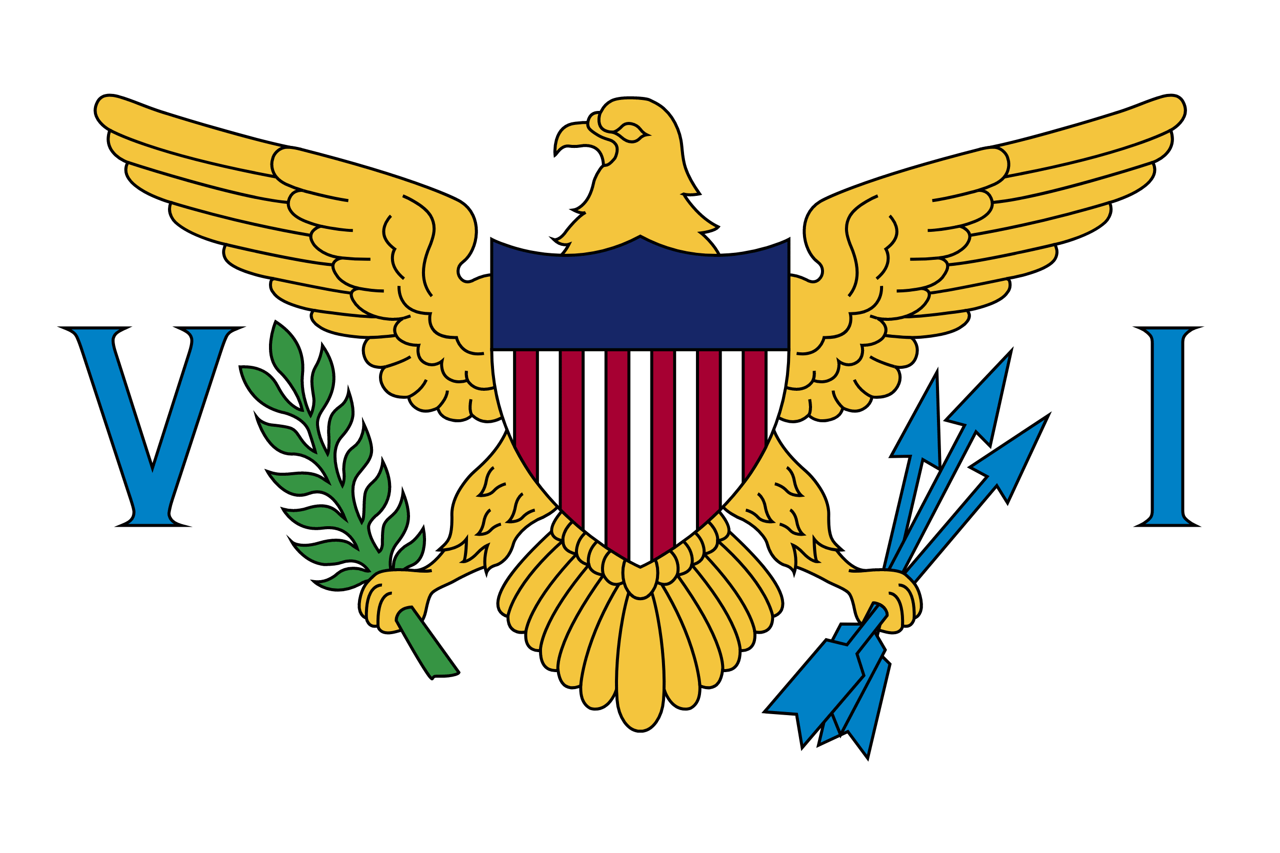 Virgin Islands (U.S.) Flag Virgin Islands (U.S.) Flag