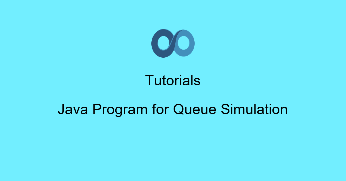 Java Program for Queue Simulation